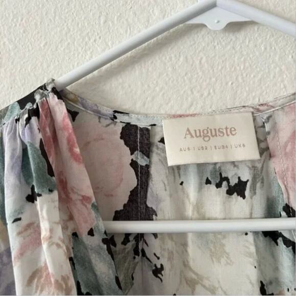 Auguste the Label Gardenia Goldie Floral Print Mini Dress - Picture 4 of 5